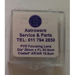 Focusing  Lens 20mm Diameter x 63.5mm PVD